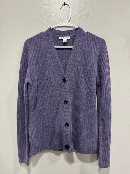 Athleta Sweaters - Athleta Layover Cardigan In Purple Size Medium